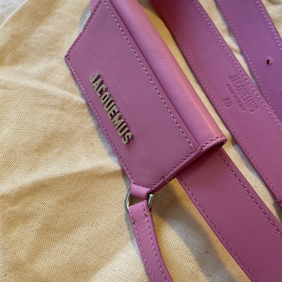 Jacquemus 2023 pink bag belt - Picture 7 of 12